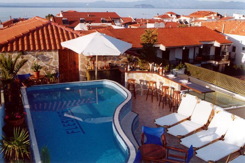 Hotel Flesvos Pefkochori Exteriör bild